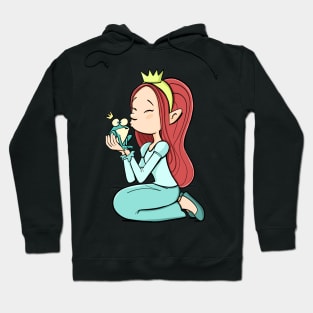 little princess kisses the toothy prince Hoodie